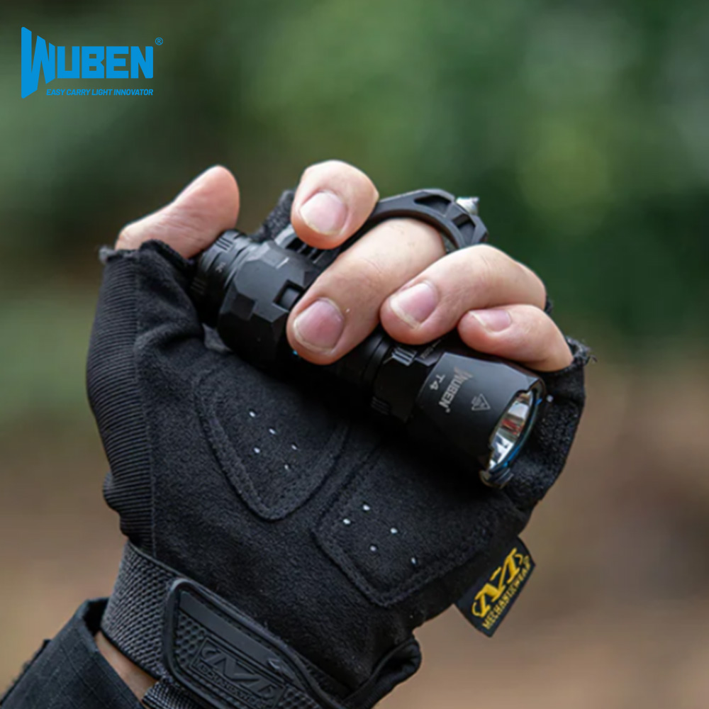 우벤 T4 소형 전술 라이트 충전식 LED 군용 택티컬 초경량 클립 손전등 후레쉬 랜턴