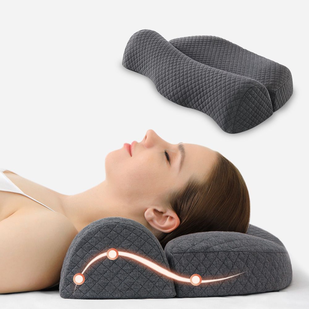 어깨 편한 메모리폼 베개 경추 목 디스크 필로우 낮잠 편안한 인생 요술 C커브