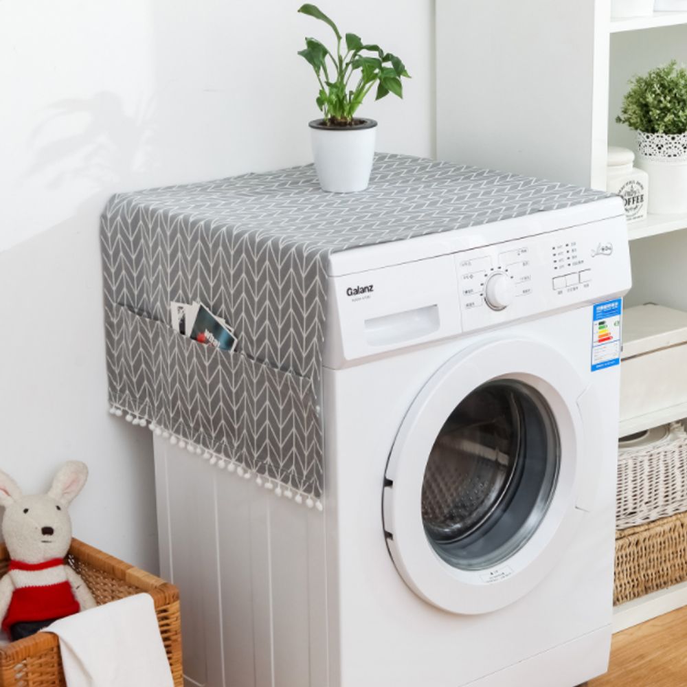 세탁기 냉장고 전자레인지 커버 수납 포켓 패턴 건조기 전제 렌지