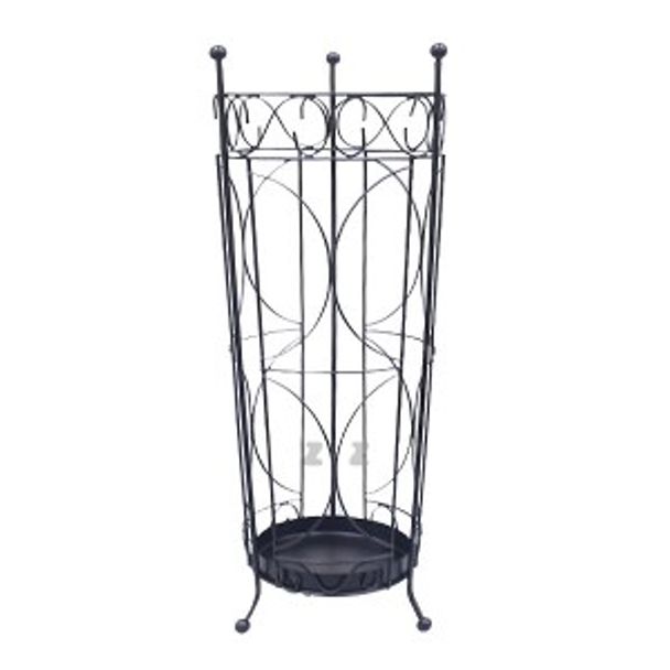 엔틱 블랙 우산 꽂이 우산통 보관 거치대 인테리어 업소용 꽂이통 우산꽃이 철제 쓰레기통