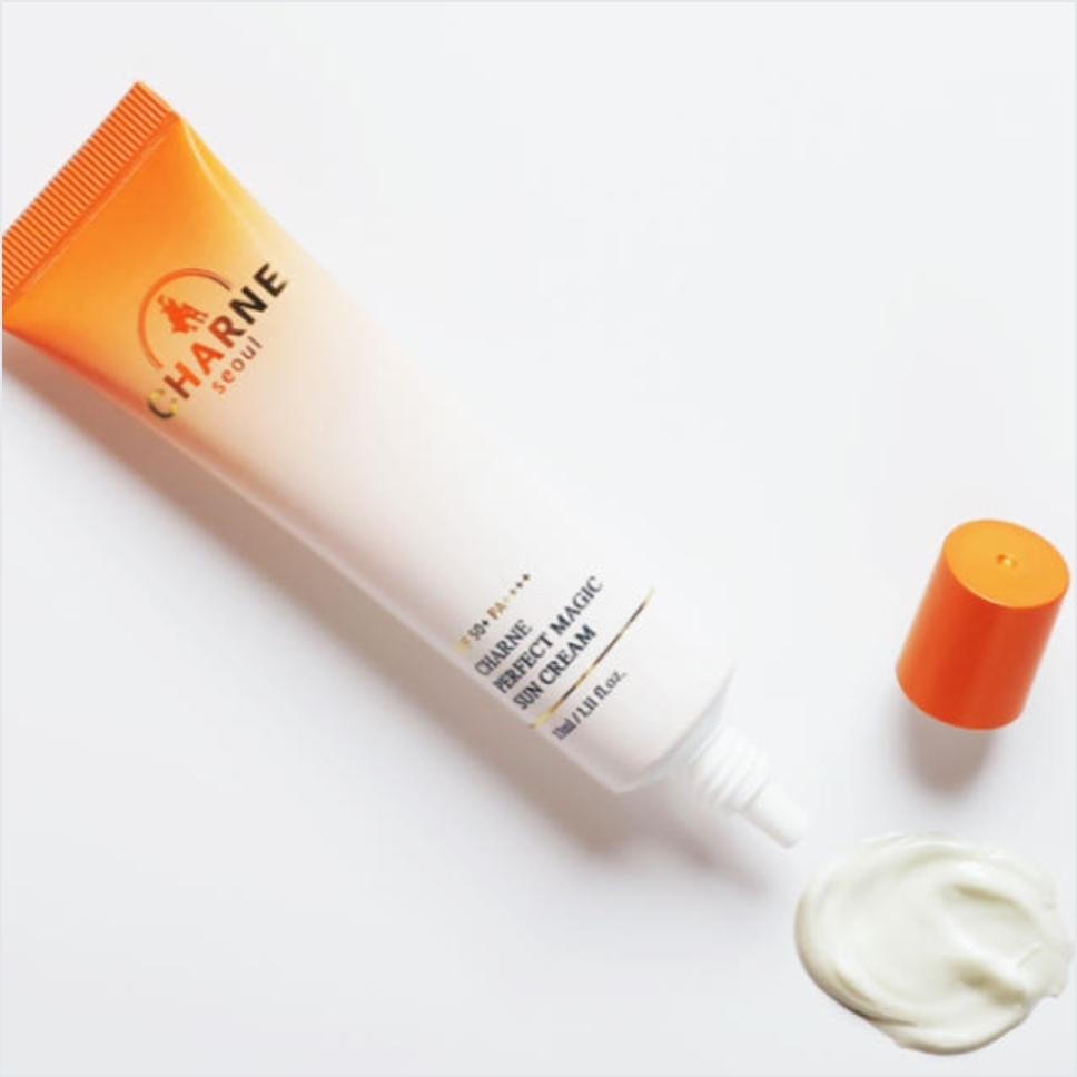 샤르네 코리아 퍼펙트 매직 선크림(SPF50+) 무기자차 유기자차 혼합자차 백탁없는 선크림 - 상세 이미지 3