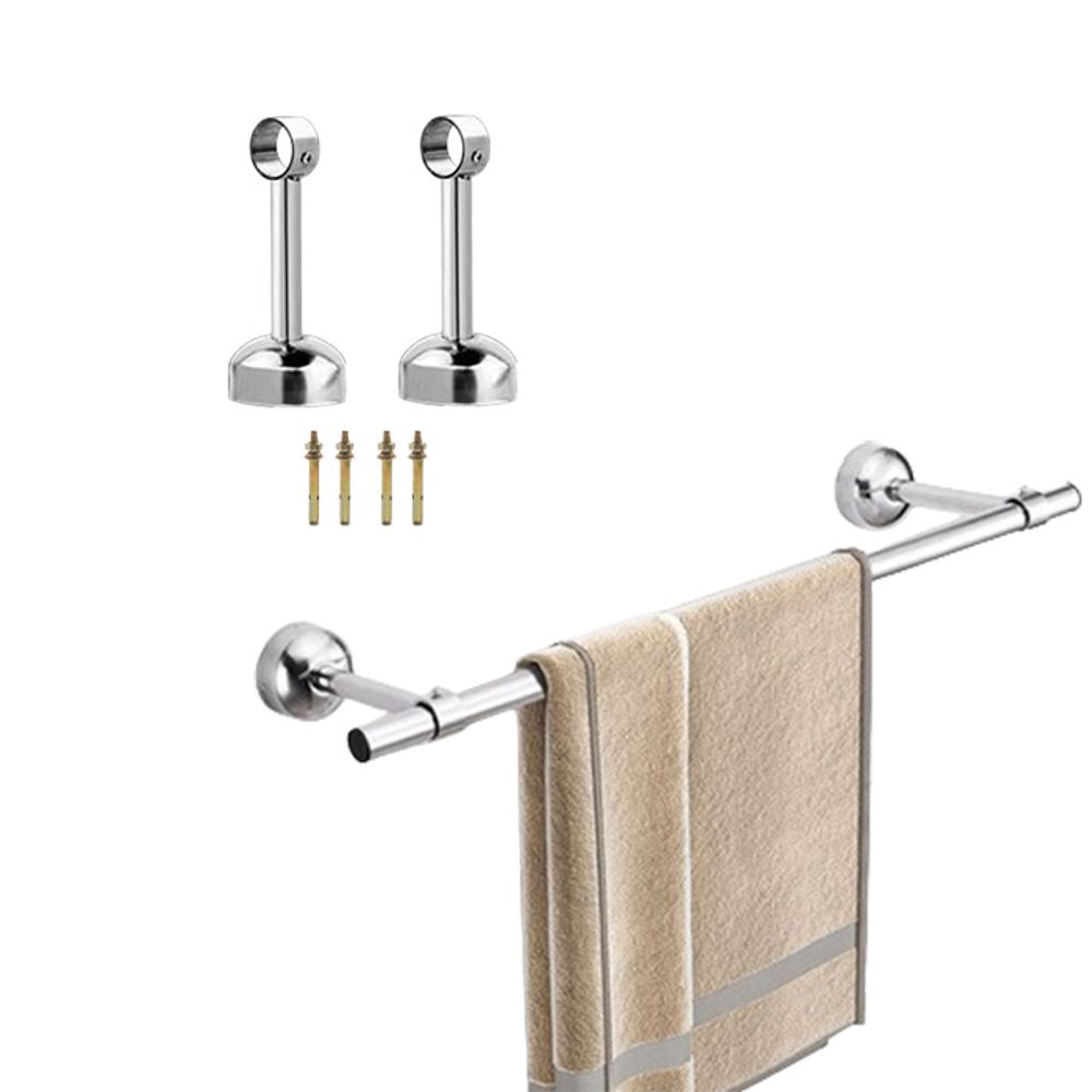 옷봉 행거 파이프 소켓 커튼봉 홀더 천장 2개입 250 mm 행거봉 옷걸이봉