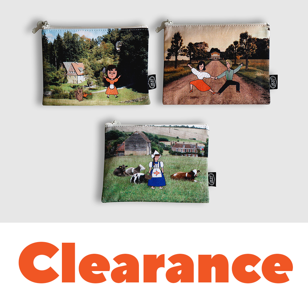 [CLEARANCE] 1537 레전드 파우치 (3종) 캐릭터 화장품 다용도 - 상품 이미지