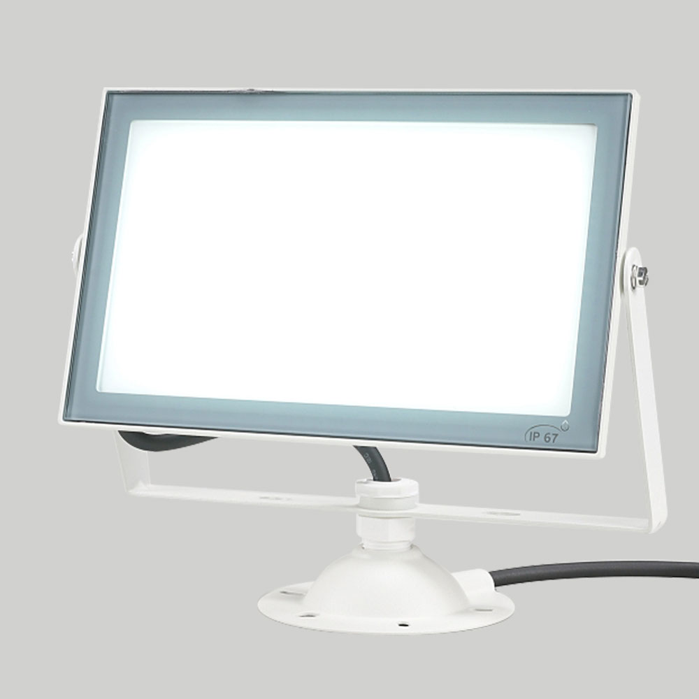 사각 LED 투광기 화이트 W2 70W 주광색 슬림 방수 투광등 실외 간판등 작업등 - 상품 이미지