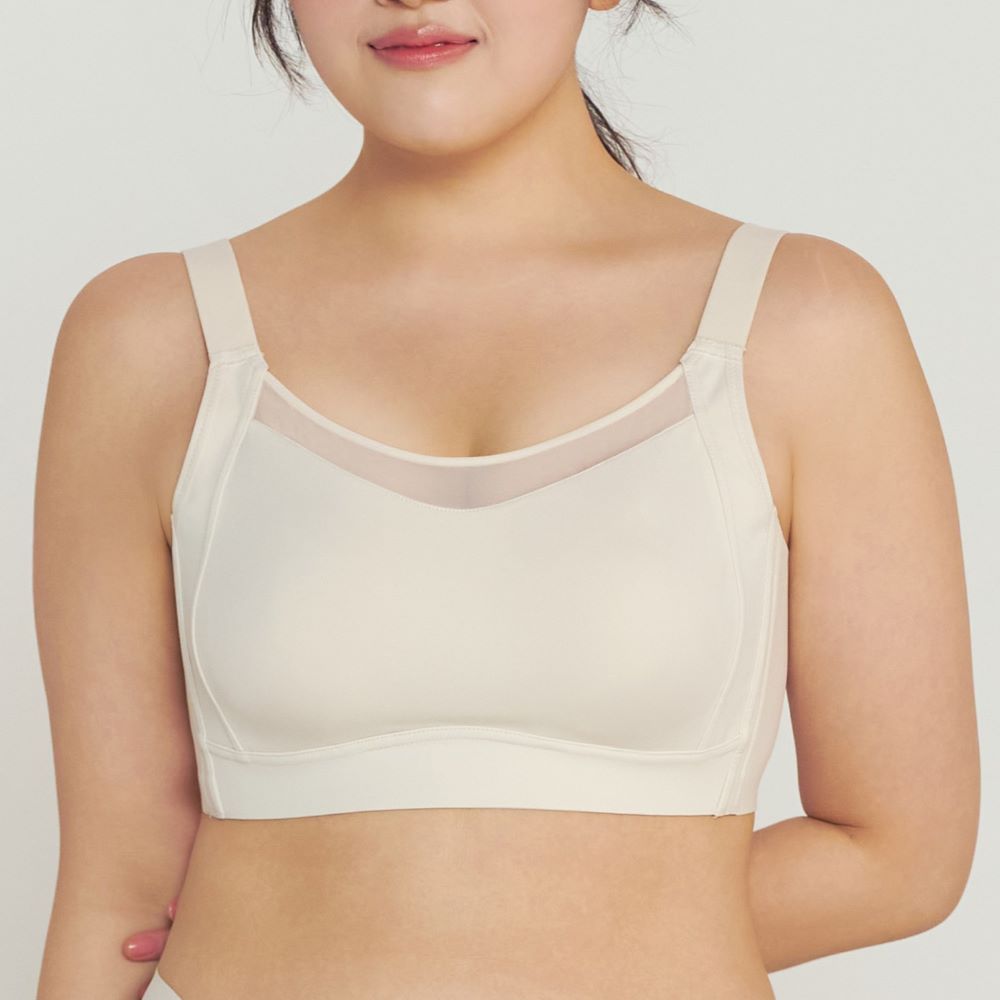 큰컵 가슴작아보이는브라 작아지는 미니마이저 브라 빅사이즈 보정 - 상세 이미지 2