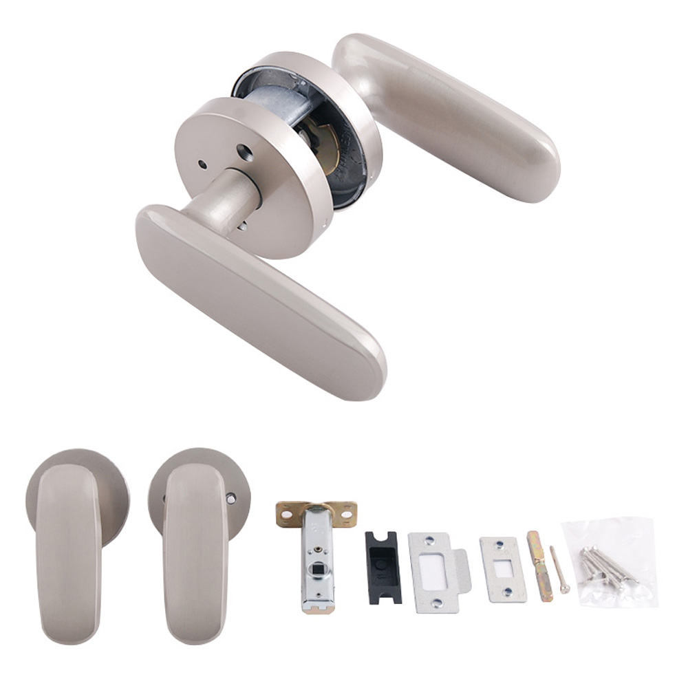 클래식 표준 규격 방문 손잡이 누름핀 잠금 문손잡이 고리 교체 방손