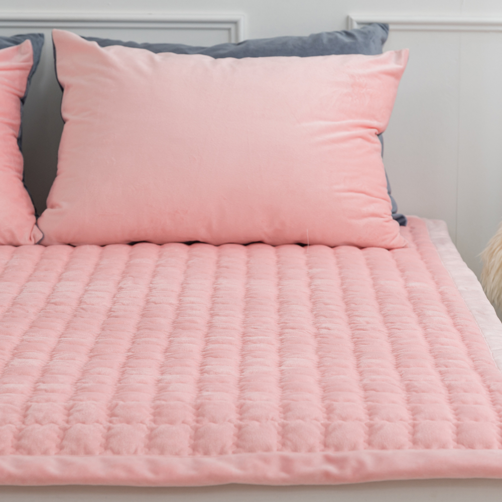 극세사 사각 누빔 슈퍼 싱글 고정 밴드 매트리스 패드 침대 겨울 이불 ss 침대극