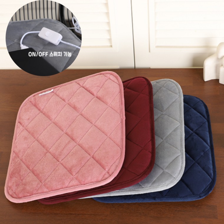 온열 방석 usb 발열 사무실 전기방석 차량용 겨울 전기장판