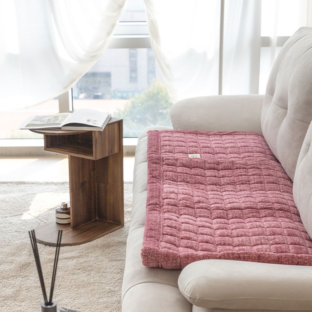 다이아 극세사 소파 패드 3단 65X 180 대자리 카페트 러그 대나무