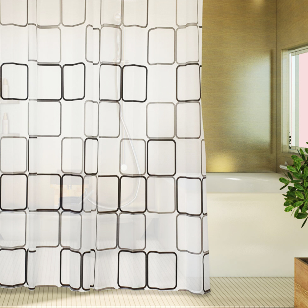 샤워 커튼 신혼 새집 DIY 욕실 방수 디자인 커텐 중형 욕조 가림막 고리 목욕