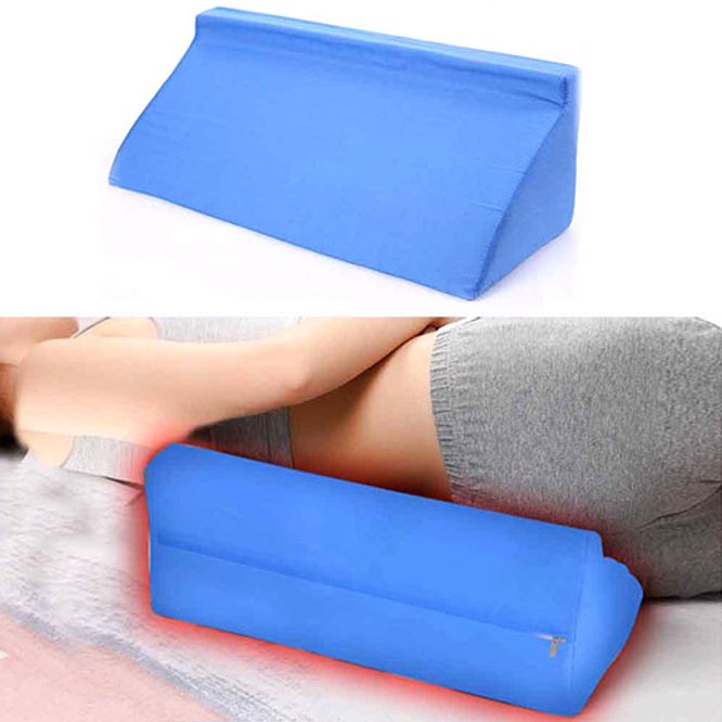 허리 베개 종아리 쿠션 다리 삼각 받침대 지지대 바디 필로우 삼각등 발베개 무릎베개