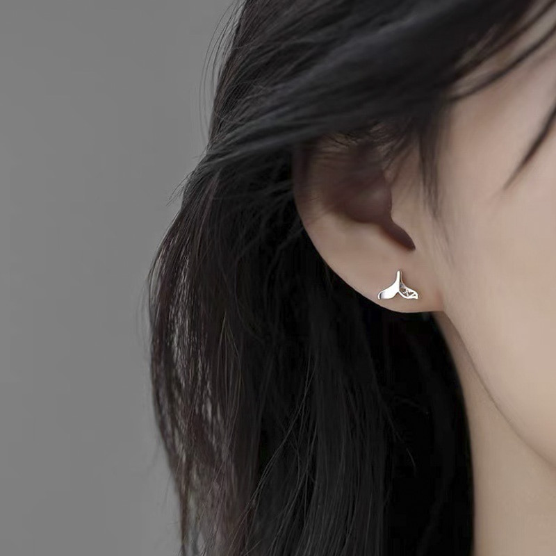 웨이브 테일 실버 피어싱 N223 - 상세 이미지 3