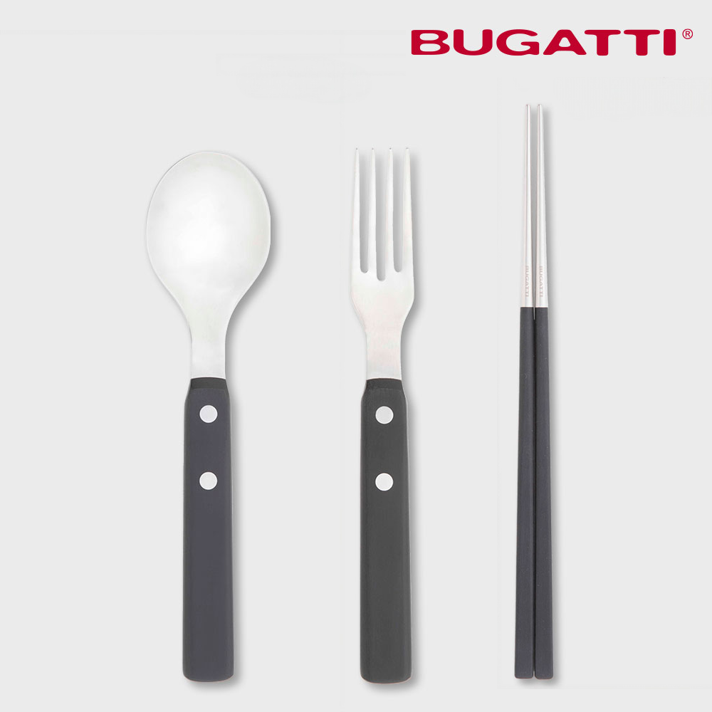 이태리 부가티 알피 커트러리 3P (디저트포크+ 디저트스픈+ 젓가락)
