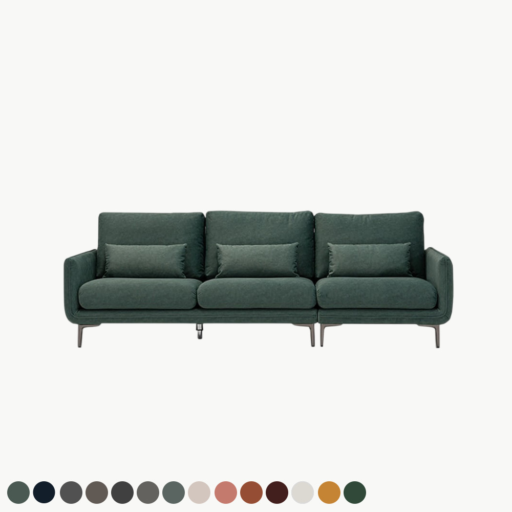 헨지디자인 밀크 갤럭시 4인용 패브릭 소파 홈카페 신혼가구