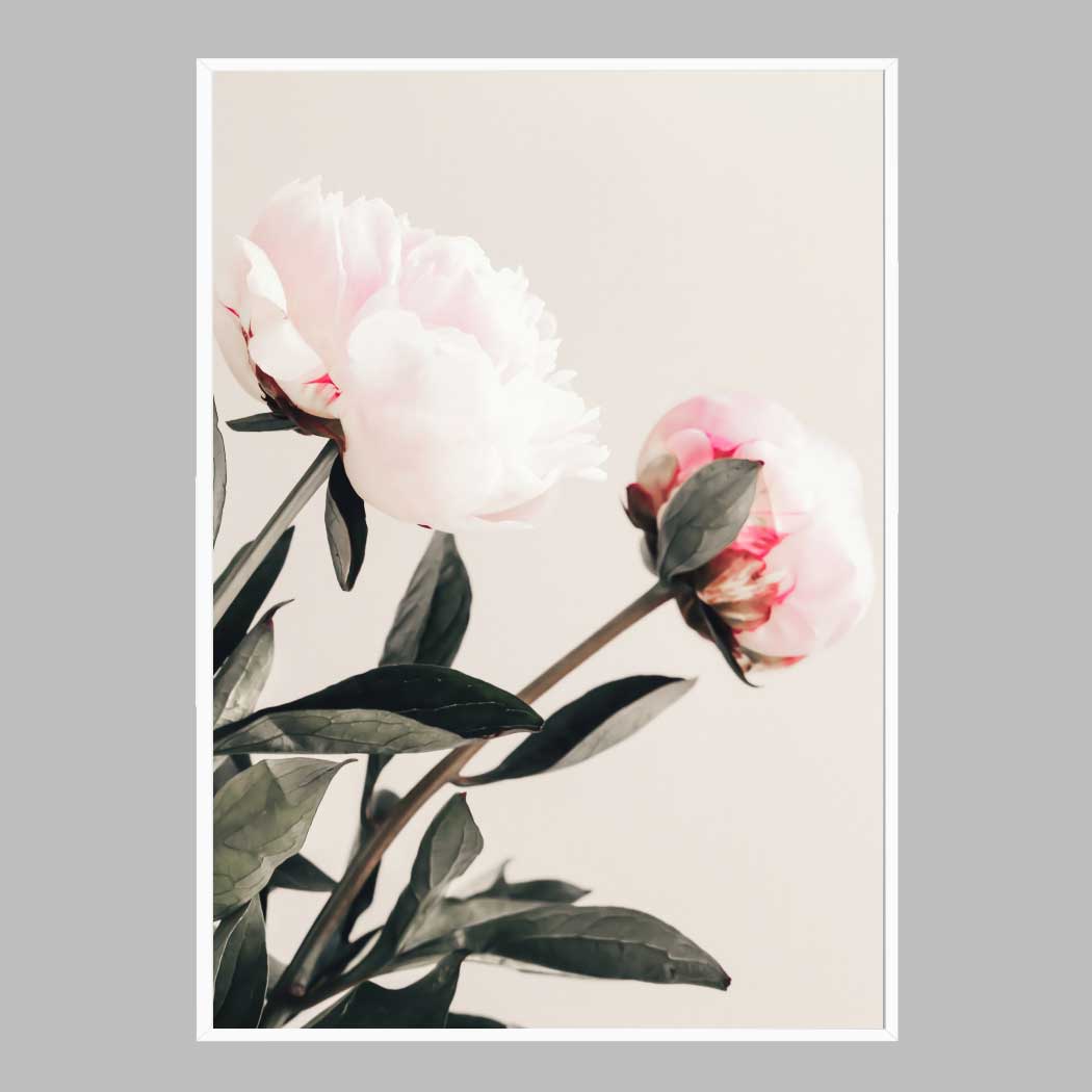 꽃 인테리어 액자 flower No5 A2 사이즈 가벼운 몰딩 대형 프레임 제작 웨딩 - 상품 이미지
