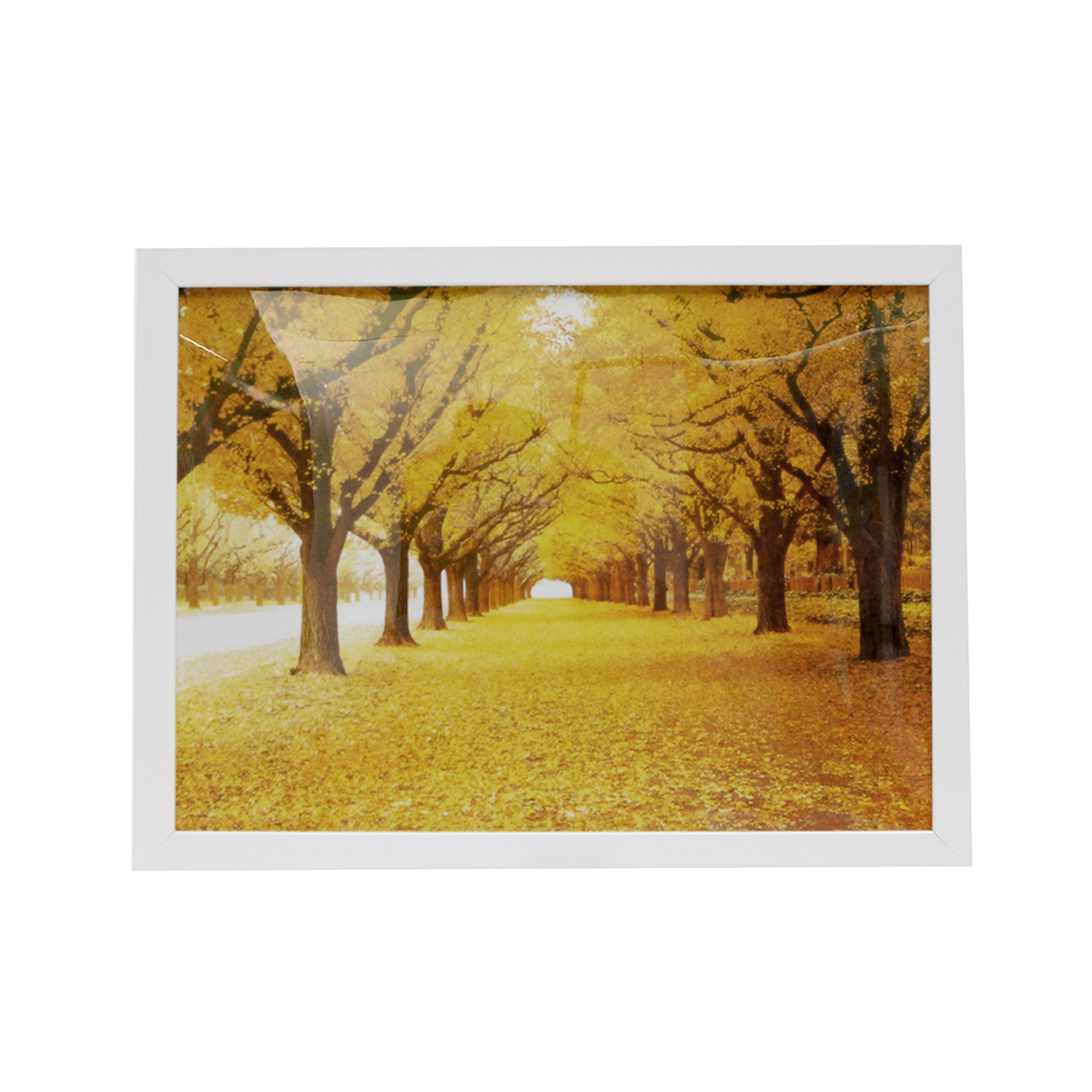 두꺼비집 가리개 오픈형 그림 액자 40x 30 cm( 은행나무) 배전함 커버 차단기 - 상품 이미지