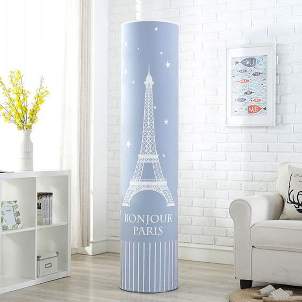 스탠드 무풍 에어컨 커버 먼지 보관 덮개 가리개 원형 깔끔한 듀얼 벽걸이