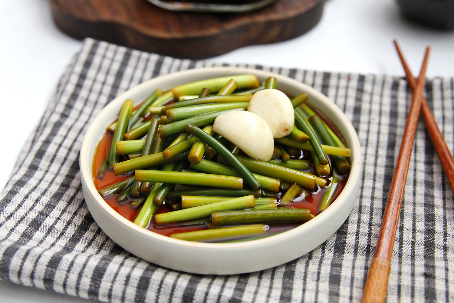 마늘쫑 장아찌 간장 짱아치 절임 반찬 500g - 상세 이미지 3