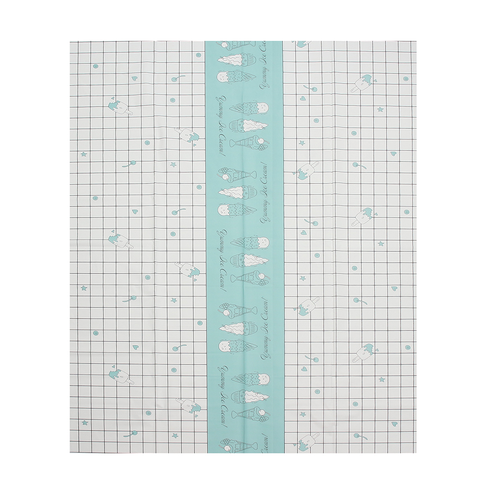 아이스크림 방수 식탁보 2p( 137x 180 cm) 테이블보 DT 1294848 커버
