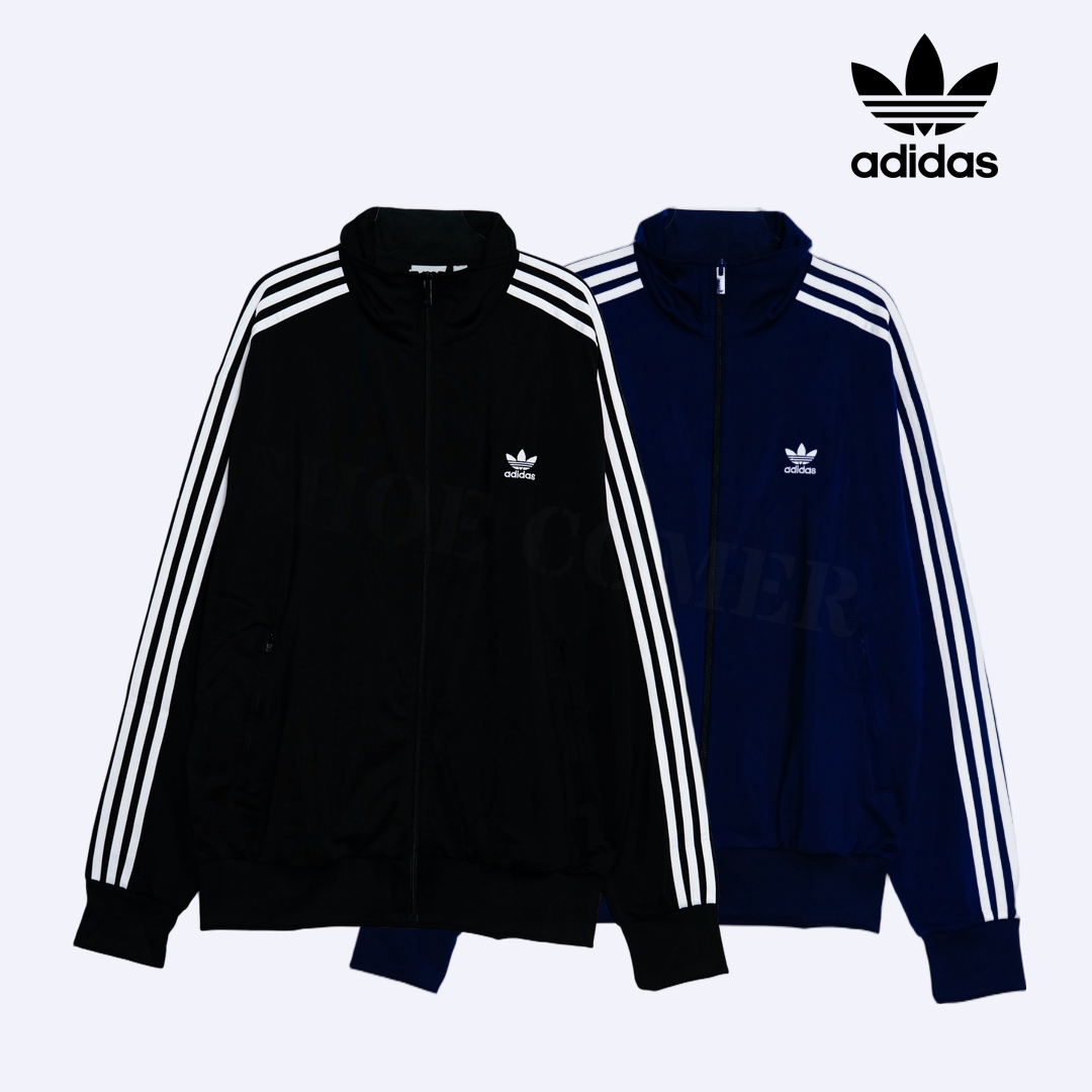 아디다스 파이어버드 져지 자켓 남녀공용 클래식 오리지널 자켓 블랙 인디고 US