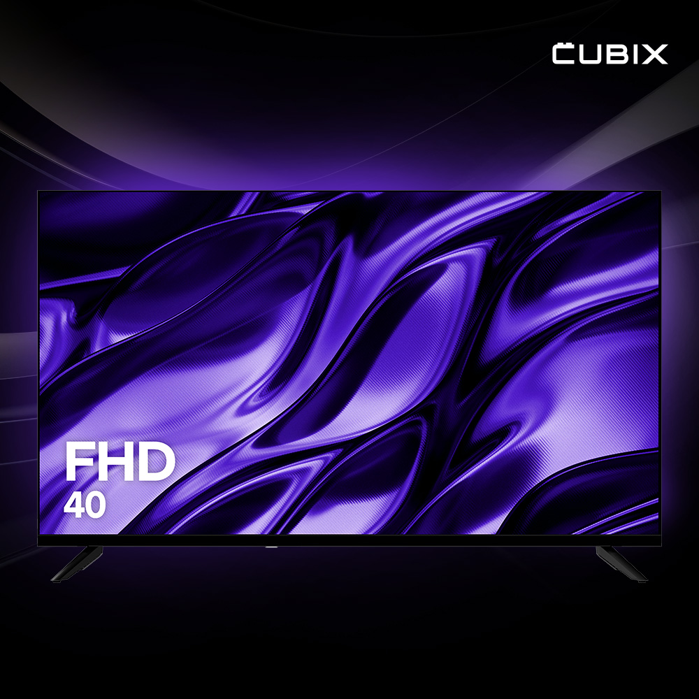 큐빅스 101cm(40인치) FHD TV 중소기업 티비 LED 1등급 캠핑 원룸 CBXTV400FHD
