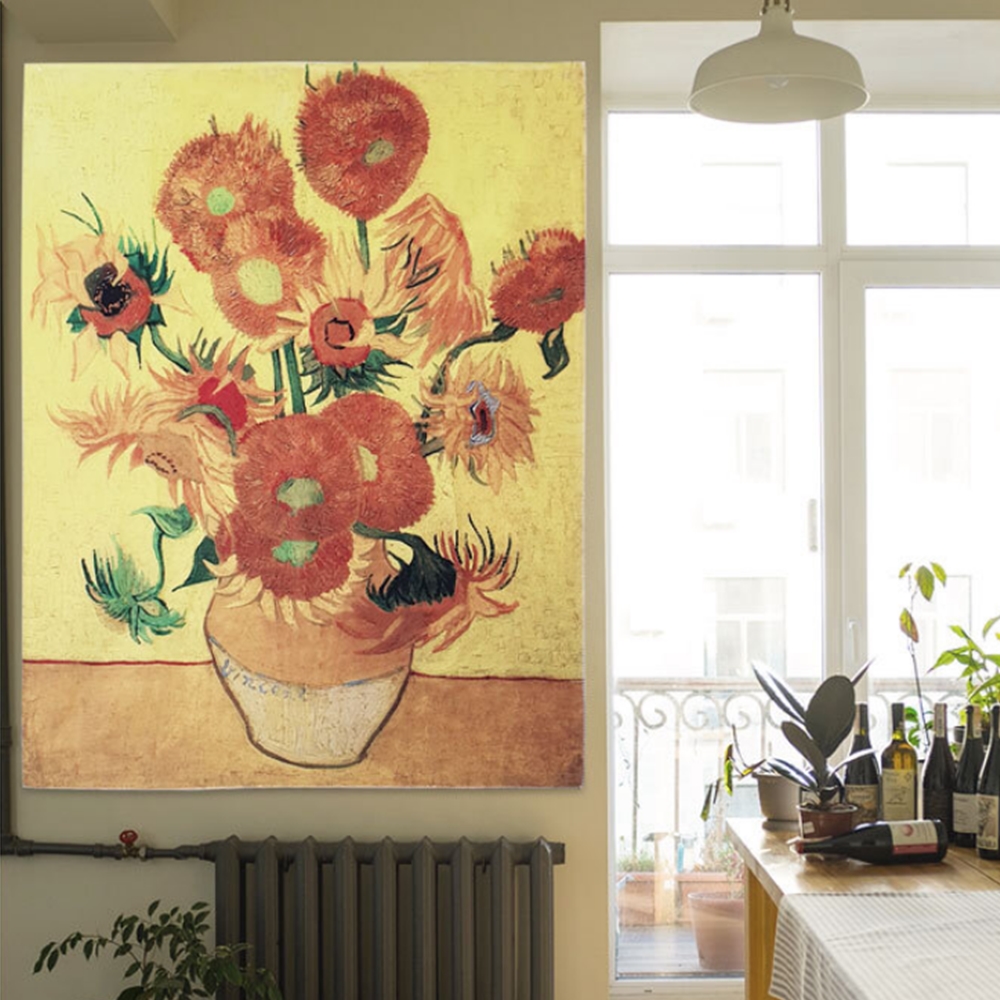 벽장식 반고흐 패브릭 해라 리기 포스터 인테리어 가림천 테피스 트리 액자 현관 명화