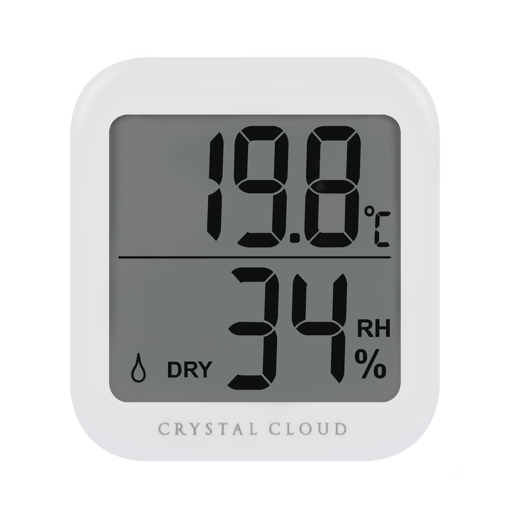 크리스탈클라우드 디지털 실내 온습도계 온도계 습도계 신생아 온도습도계
