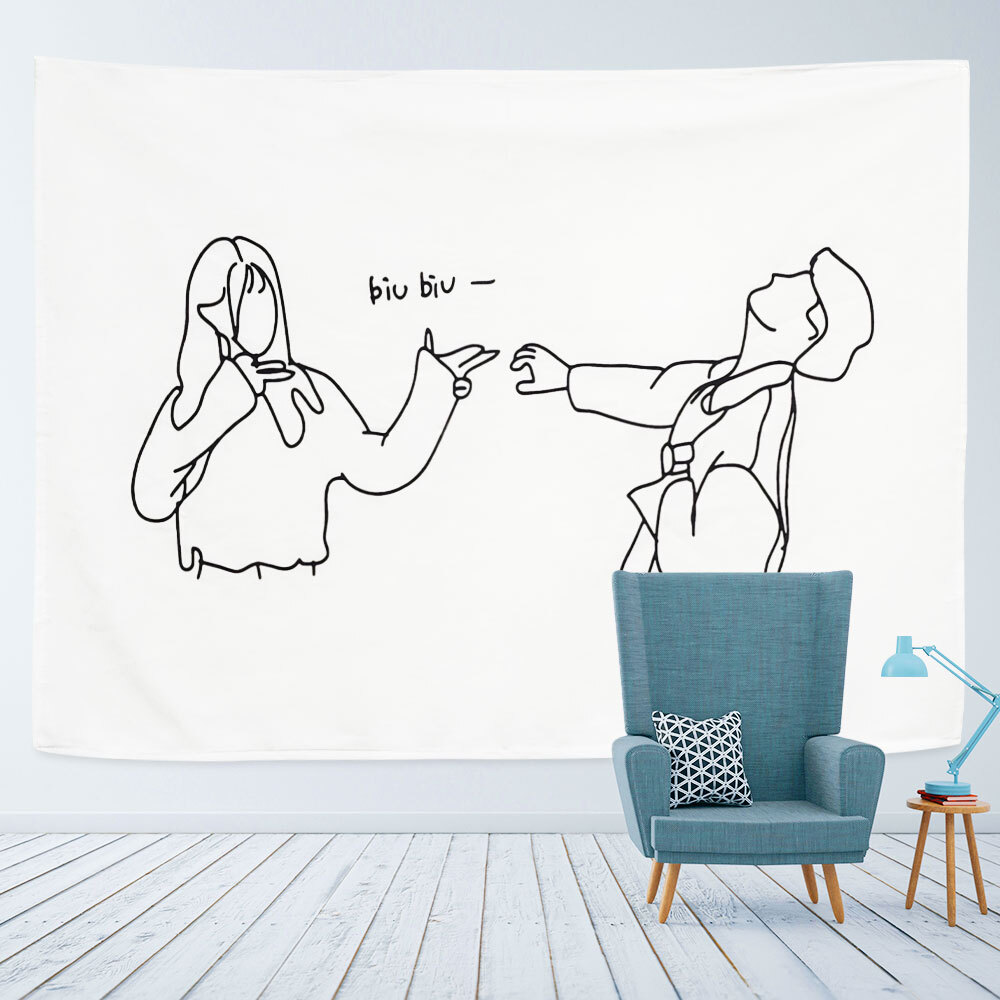 SFr 대형 패브릭 포스터 사랑의 총알 L 인테리어 소품 벽장식 집꾸미기 벽인테리어