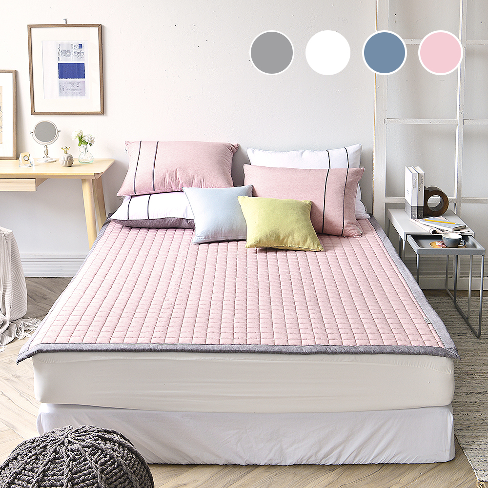국내 생산 천연 소재 모달 진드기 예방 사계절 누빔 매트리스 침대 패드 SS QK
