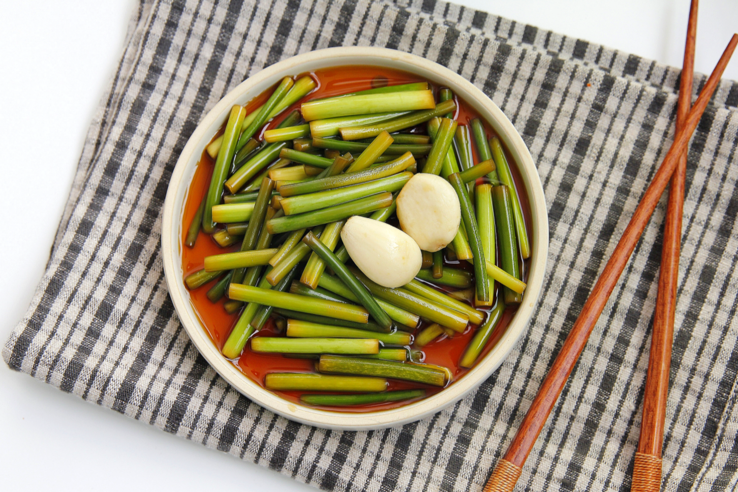 마늘쫑 장아찌 간장 짱아치 절임 반찬 500g - 상세 이미지 2