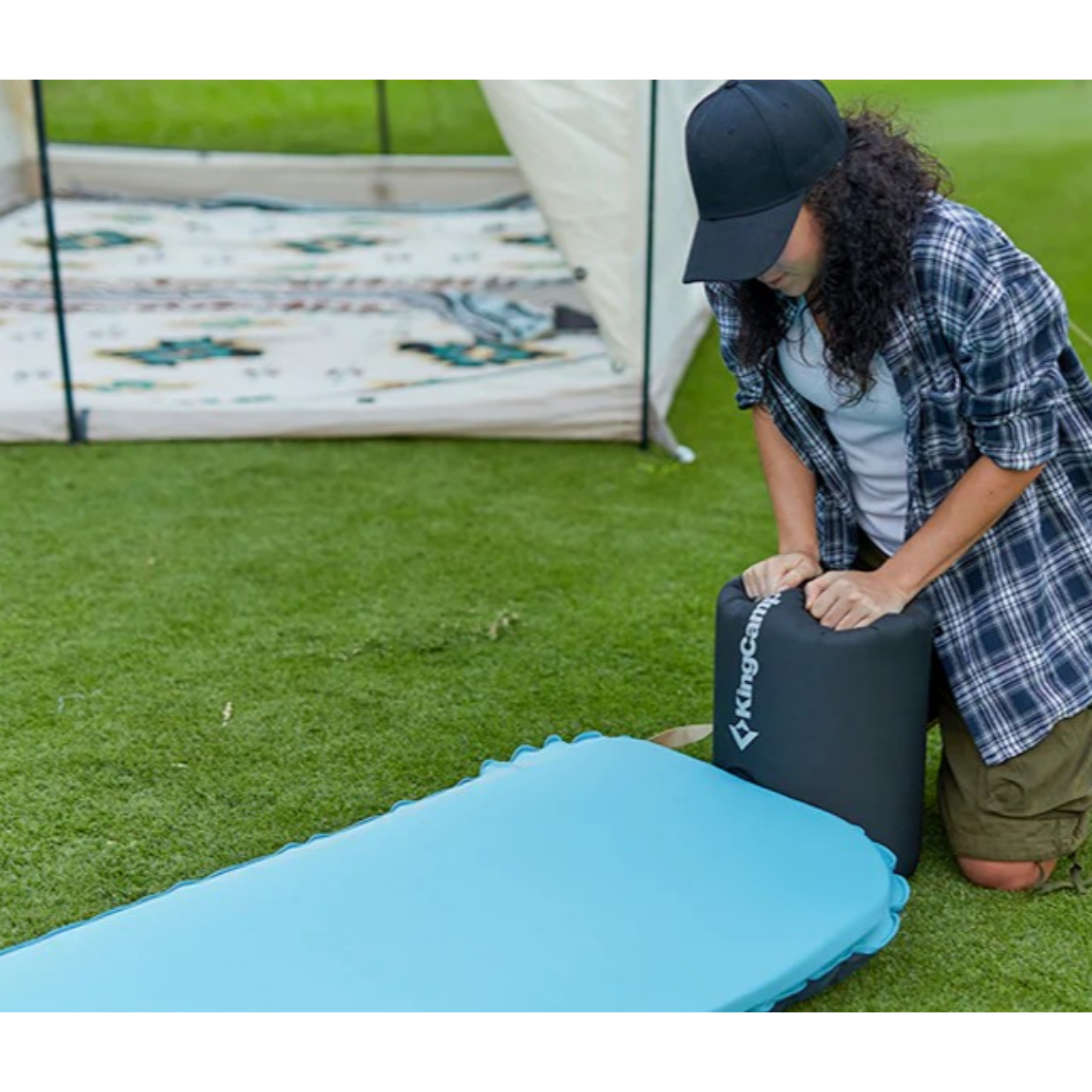 킹캠프 자동 팽창 메트리스 캠핑 KM2420 SUPER LIGHT COMFORT 10