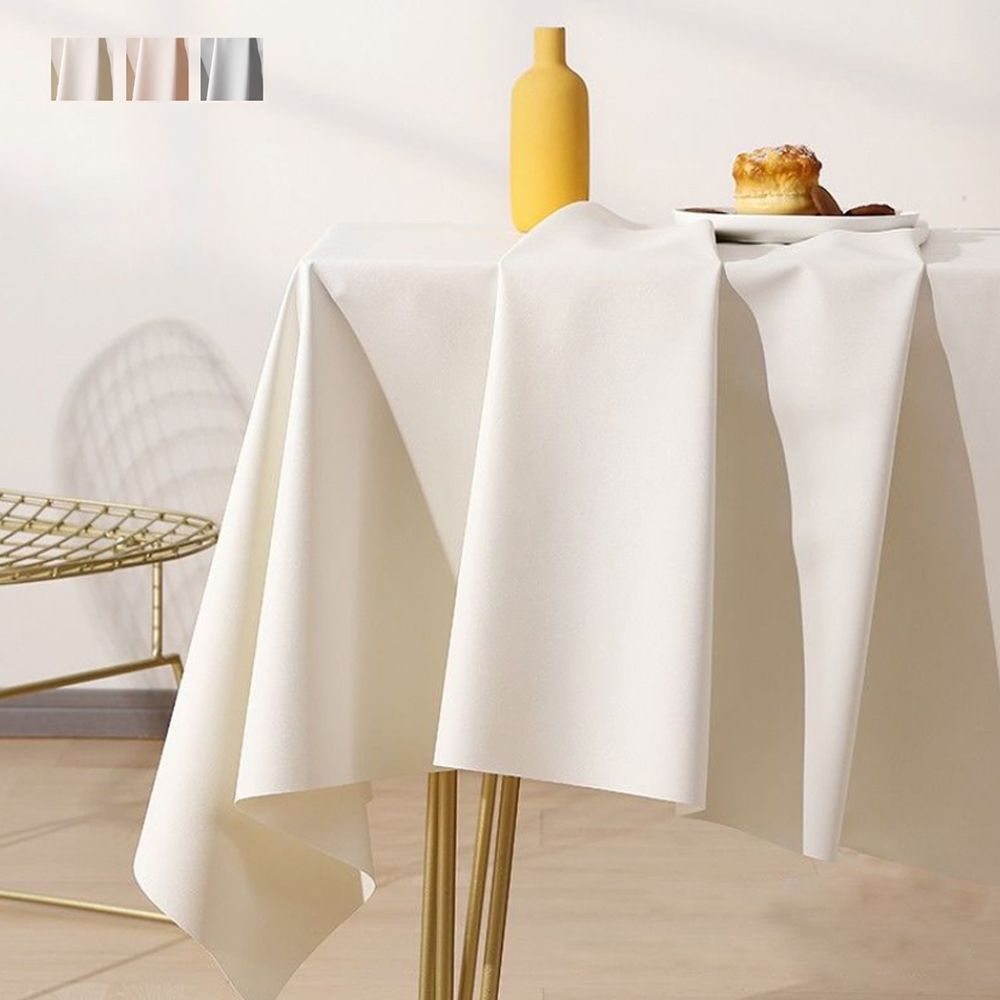 부드러운 가죽 방수 식탁보 테이블보 커버 130x cm 2인용