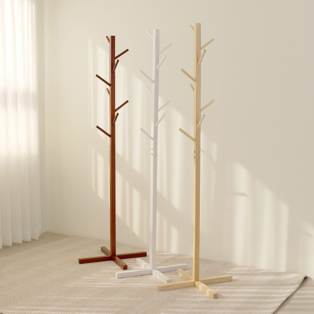 강력 원목 스탠드 행거 옷걸이 이동식 미니 고정식 옷행거 튼튼한헹거