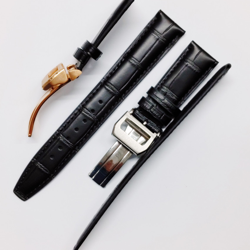 IWC 다빈치 가죽시계줄 호환 스트랩 네이비 20mm 이미지 6
