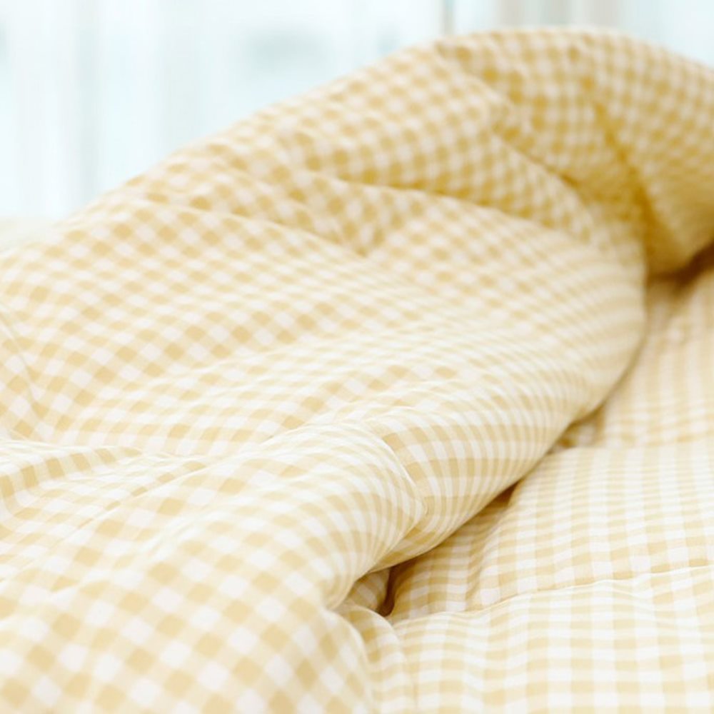 VC 리얼 체크 세미 마이크로 차렵이불 SS 3color 침구단품 사계절이불 덮는