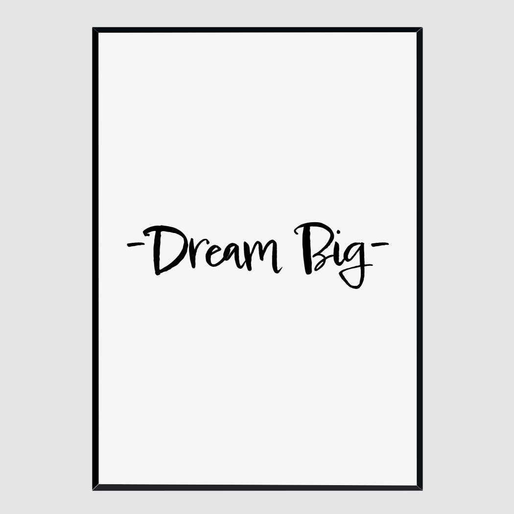 사무실 액자 Dream Big A3 사이즈 가벼운 몰딩 대형 프레임 제작 웨딩 정사각형 - 메인 이미지