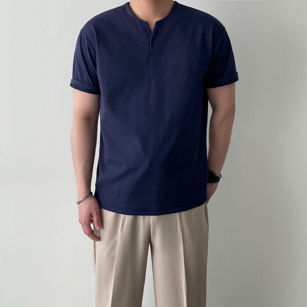 남자무지반팔티 오버핏반팔 - 상세 이미지 5