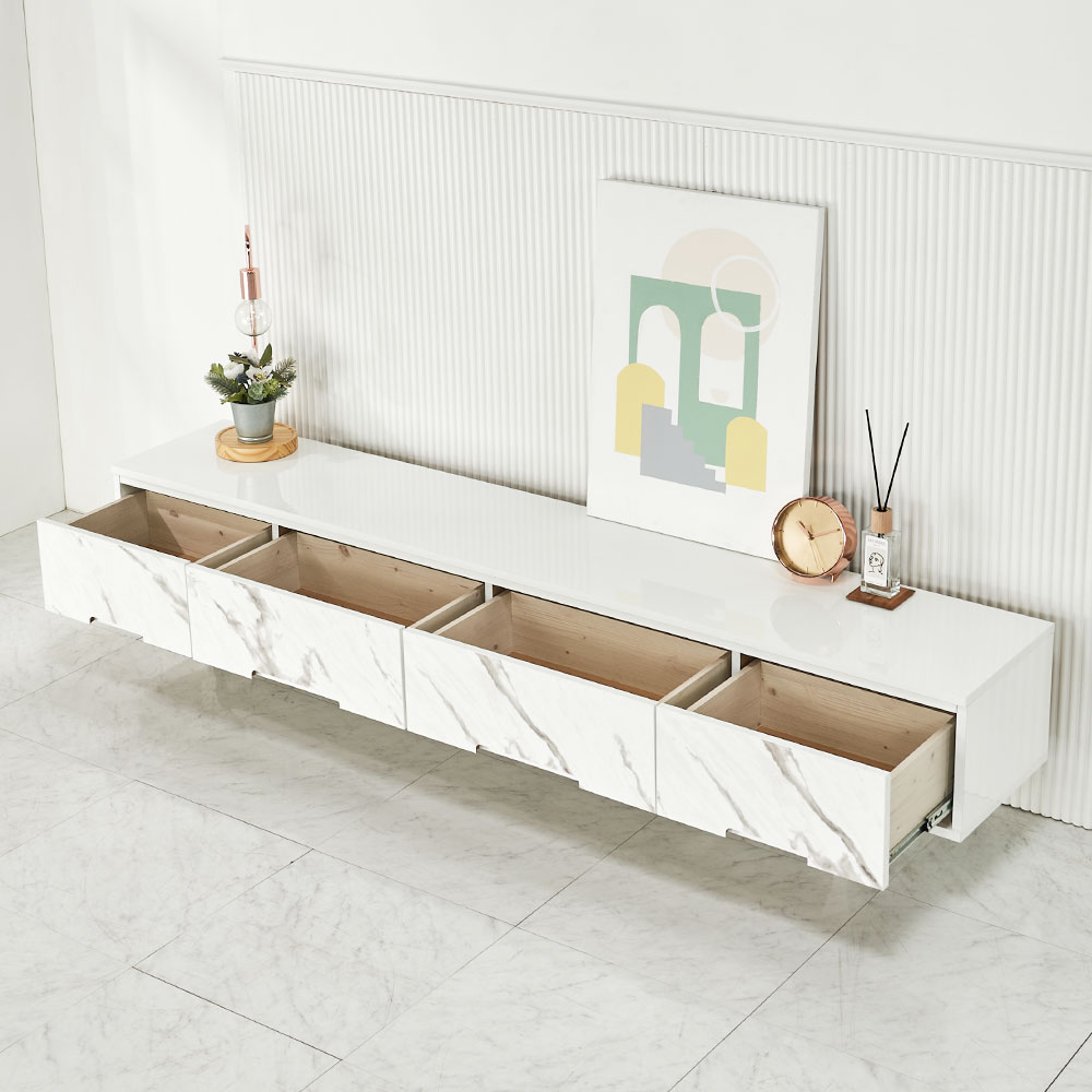 노바 티비다이 티비장 하이그로시 서랍 낮은 거실장 2000