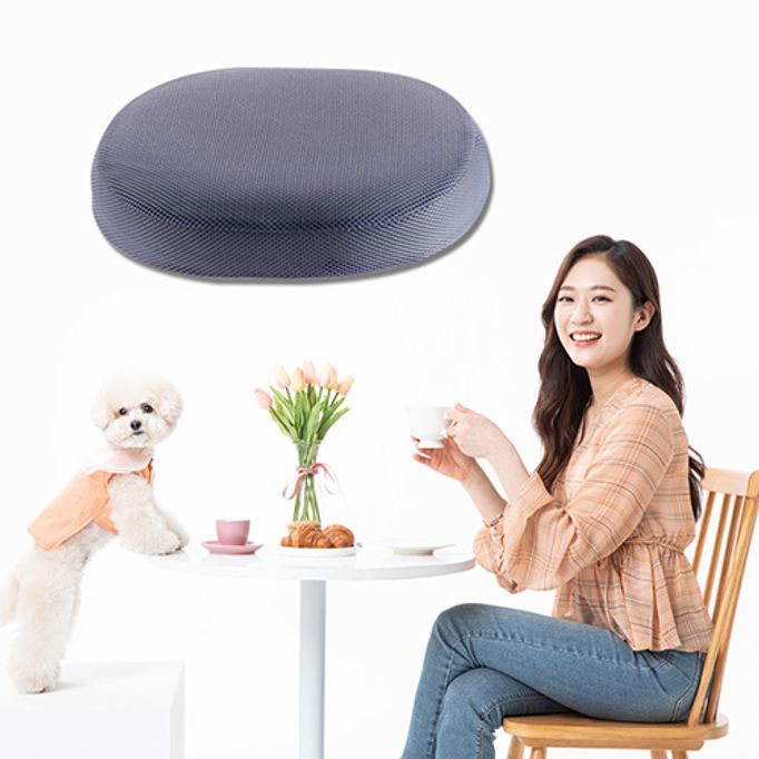 도넛 방석 산모 엉덩이 쿠션 통풍 학생 의자 모메로폼 동그란 고시생 원형 좌식 임산부 - 상품 이미지