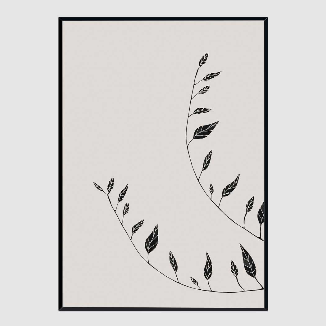 소품 액자 Wavy Branches A3 사이즈 가벼운 몰딩 대형 프레임 제작 웨딩 - 상품 이미지