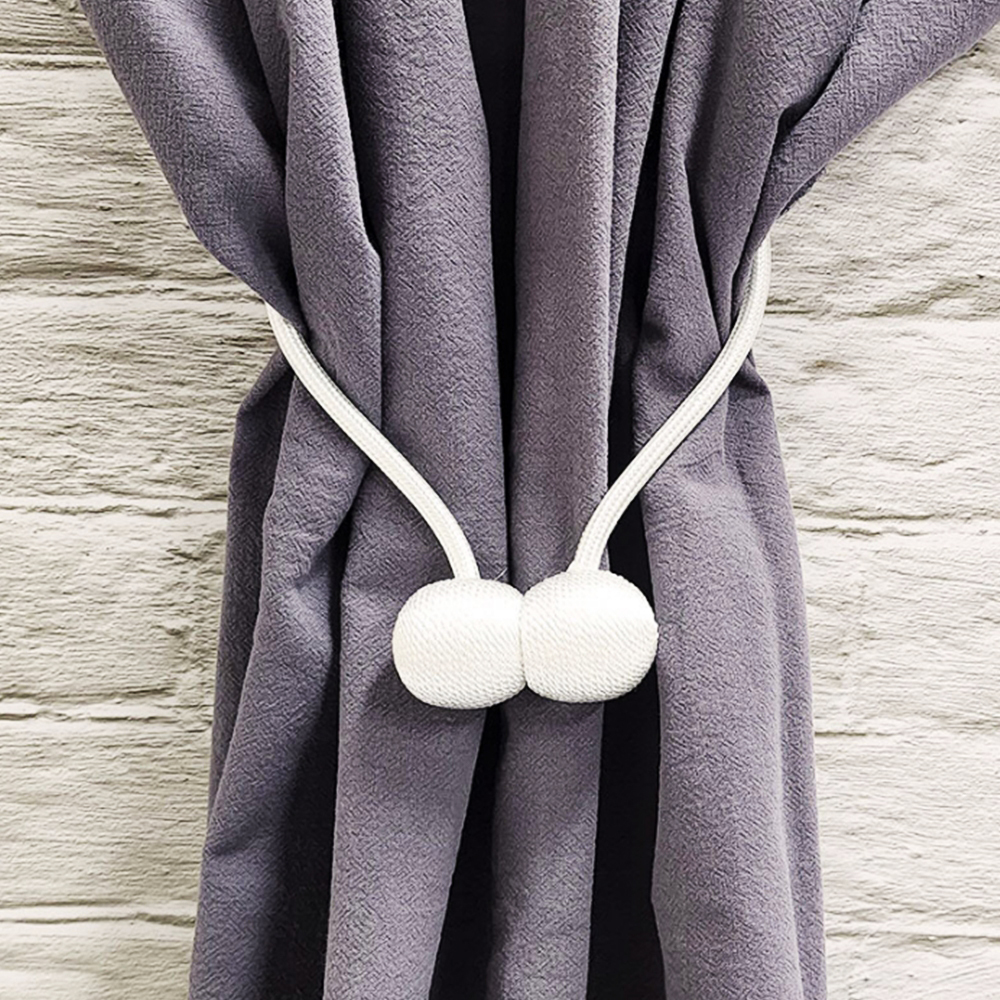 커튼 고정끈 자석 타이 홀더 장식 집게 걸이 커튼끈 악세사리 블라인드줄