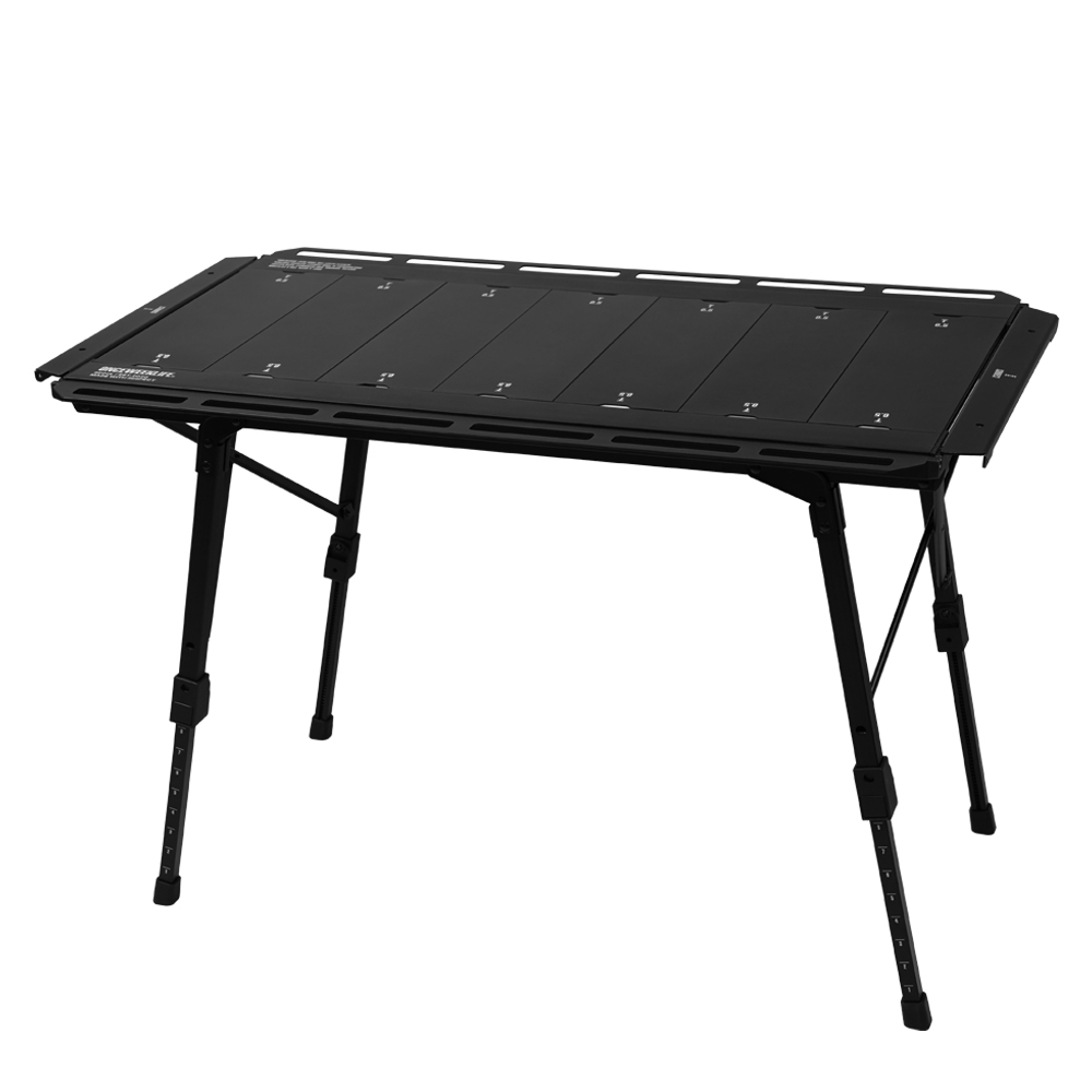 원스위크라이프 캠핑 IGT 접이식 테이블 M, 블랙