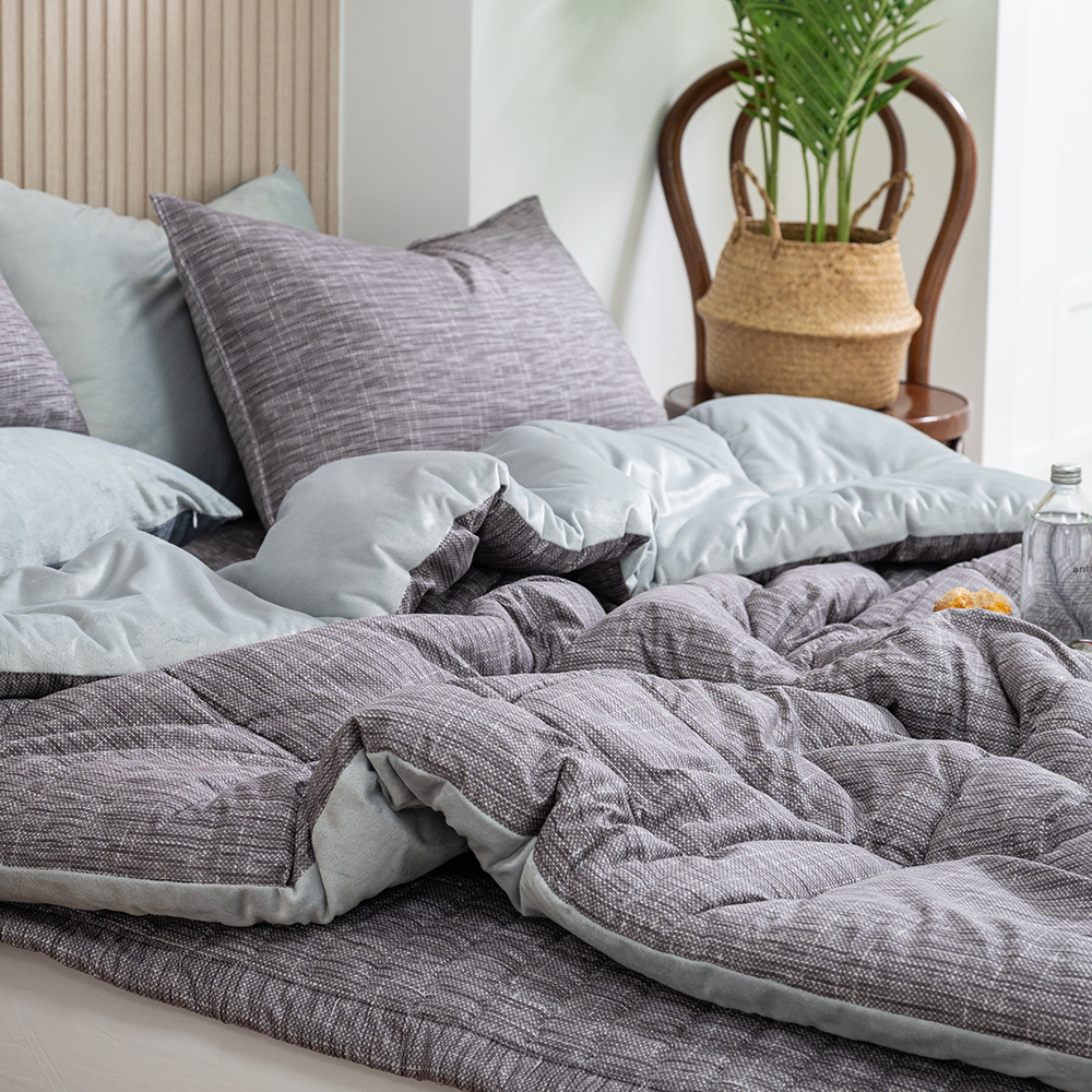 COZY 엘레라 극세사 차렵이불 겨울이불 차렵이불Q 알러지케어 SS 세트 호텔 순면