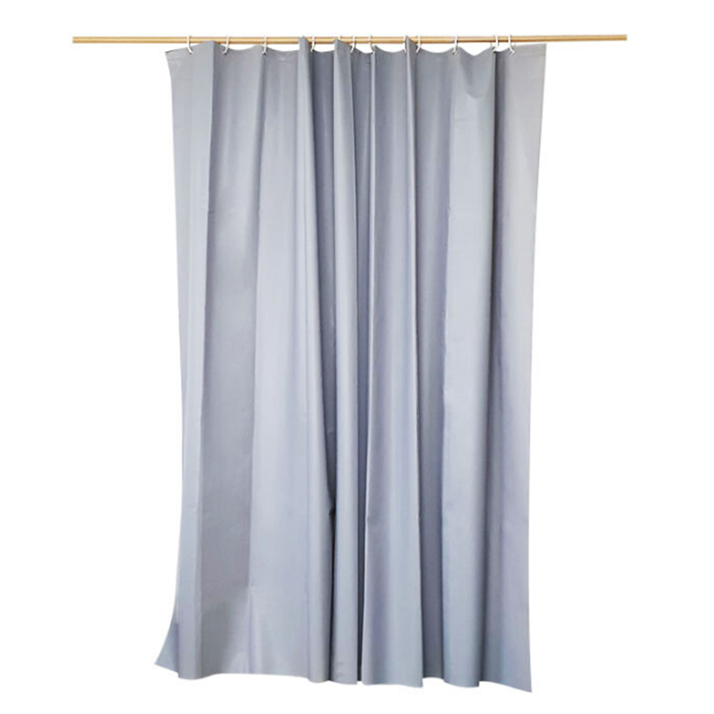 반투명 샤워 커튼 욕실 방수 욕조 커텐 대형 그레이 가림막 고리 목욕