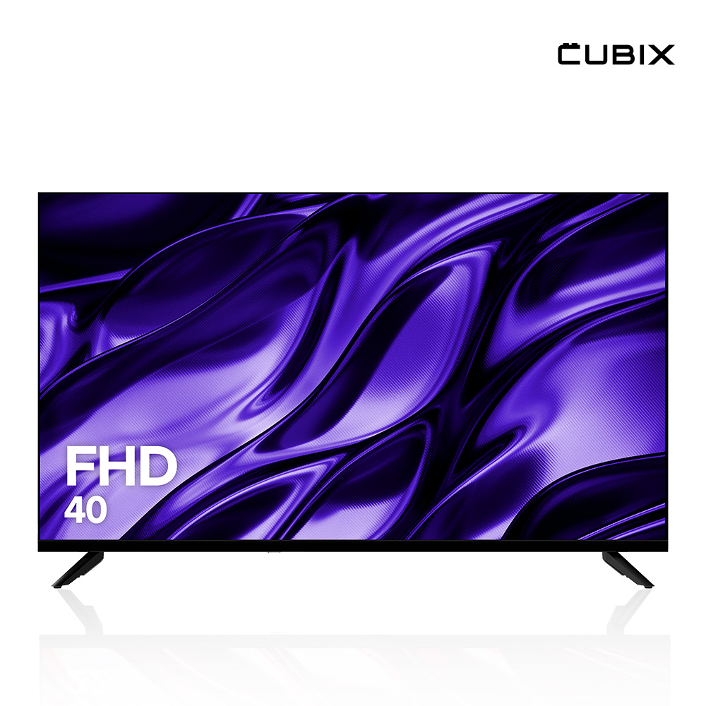 큐빅스 101cm(40인치) FHD TV 중소기업 티비 LED 1등급 캠핑 원룸 CBXTV400FHD
