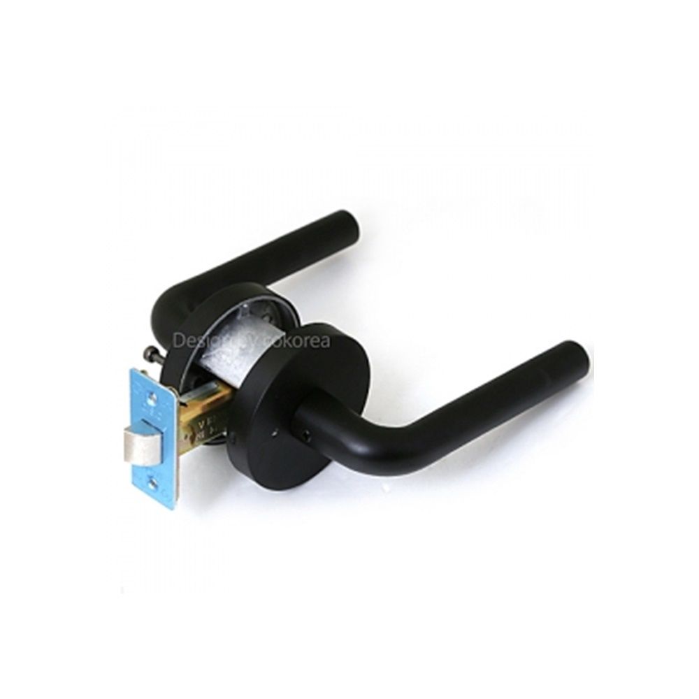 MH 3100 후크 블랙 욕실 레바형 방문( 목문) 손잡이 도