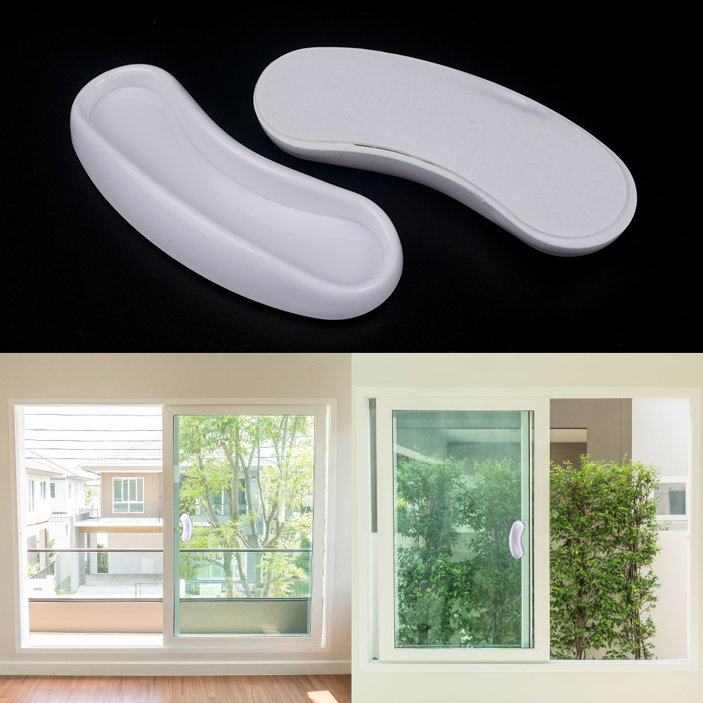 1X5개 샤시 손잡이 부착식 2P 창문 베란다 유리 문손잡이 미닫이문