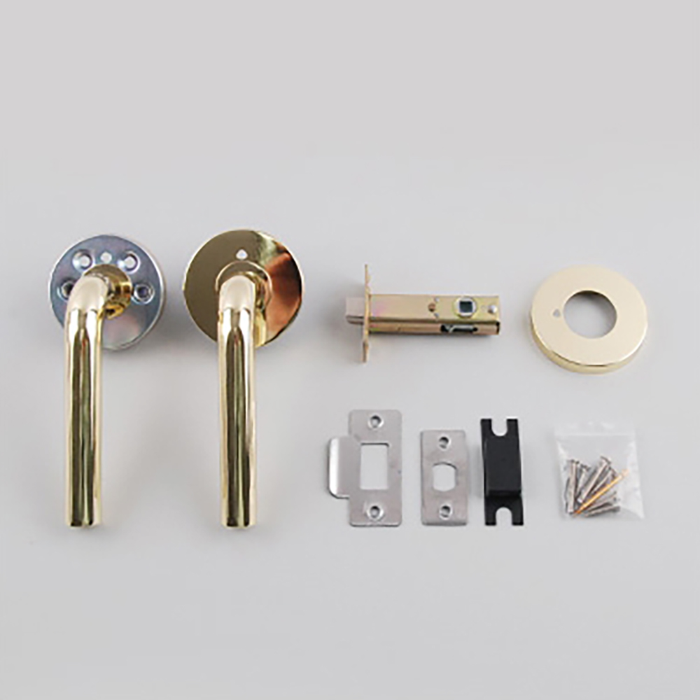 VCB 방문 손잡이 레바 P3004 버튼형 PB 가구 인테리어 문손잡이 고정 그립핸들