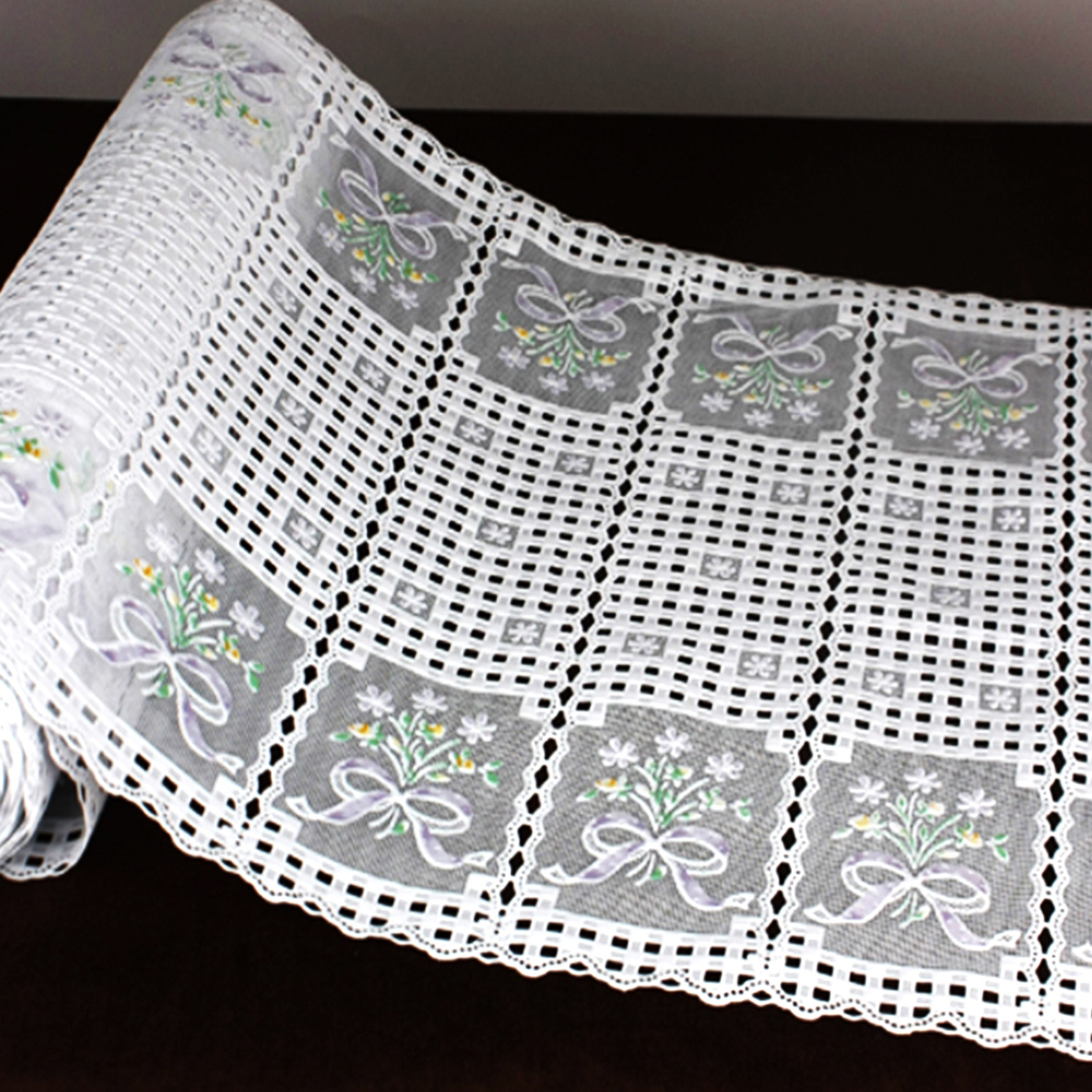 레이스 식탁보 장식 커버 꽃무늬 식탁보에 파티 장소 우리집 거실 탁자 주방 선반