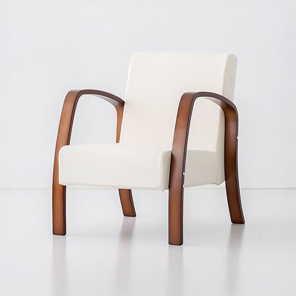 벤우드 1인 소파 YC12A 브라운 스툴미포함, 아이보리 5318.6551, 1인용